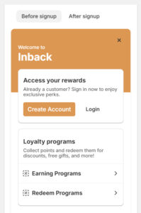 Before Sign Up Widget